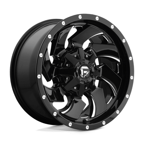 Fuel D574 GLOSS BLACK MILLED 20x10 6x135/6x139.7 Wheels | Offset: -18 | Backspace: 4.79 | Bore: 106.1